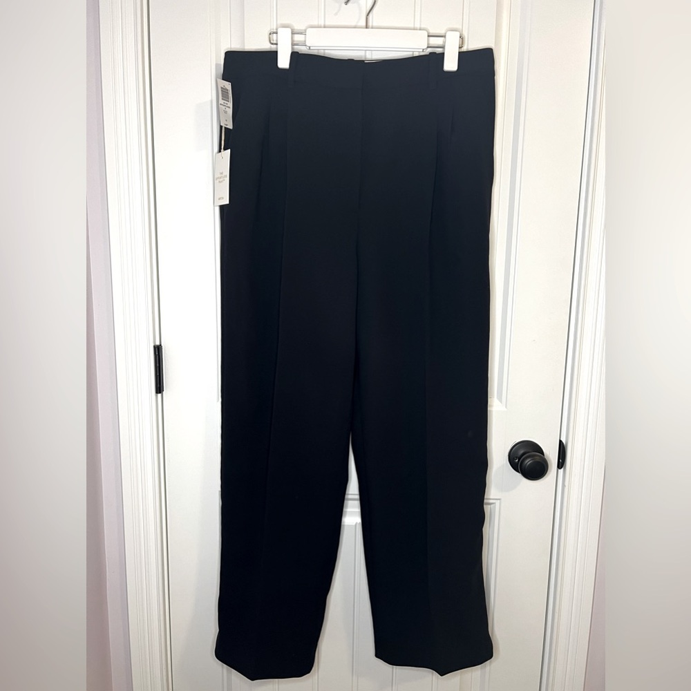 NWT Aritzia Wilfred The Effortless Pant Slacks 16P / Short - Black / Noir